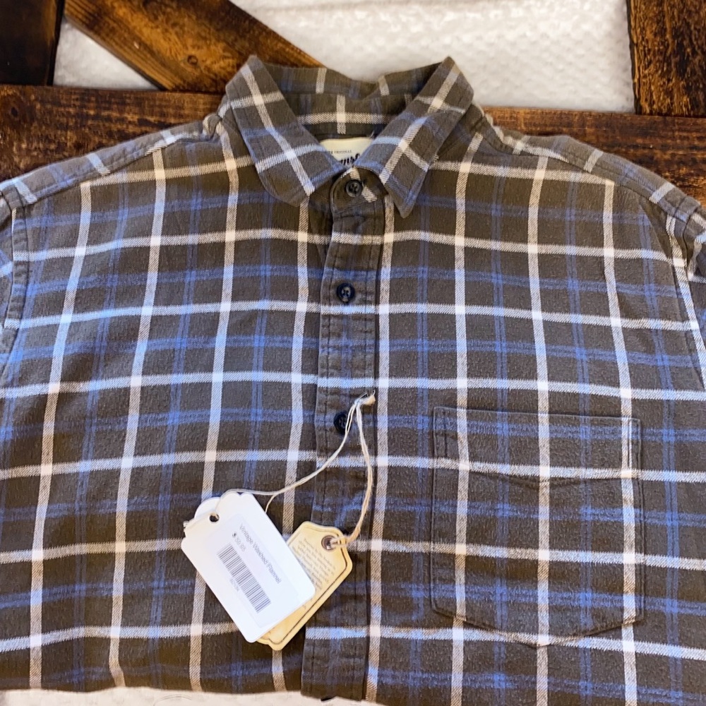 The Original Farmstead vintage washed flannel